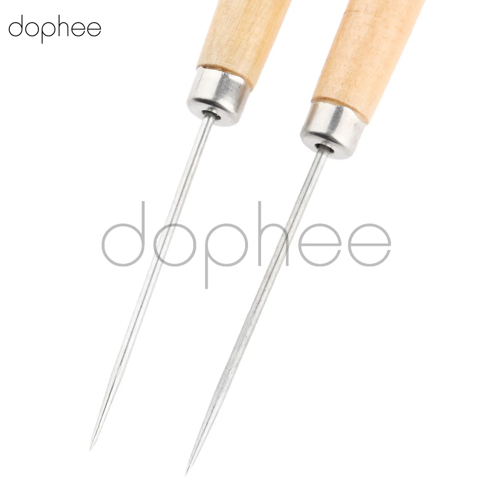Dophee инструмент для шитья и ремонта шил с деревянной ручкой многоразовые круглые