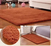 tongdi carpet mat soft elastic artificial wool suede absorbent anti slip rug decor for home bathroom parlour living room kitchen