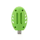 Электрический Отпугиватель комаров, Портативный Удобный безопасный пластиковый USB-Отпугиватель комаров зеленого и белого цветов для дома
