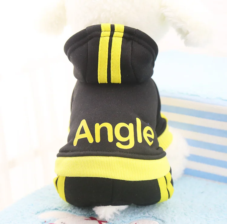 

Dog Clothes Hooded Sweater Fleece Sports Four-legged Pet Clothes