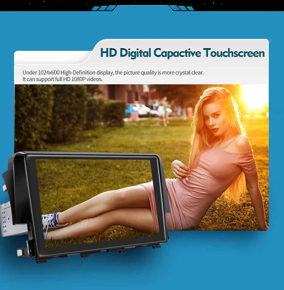 " 1 din Android Автомагнитола с HD1024* 600 Tochscreen gps мультимедийный плеер для Honda Civic Автомобильная стерео камера