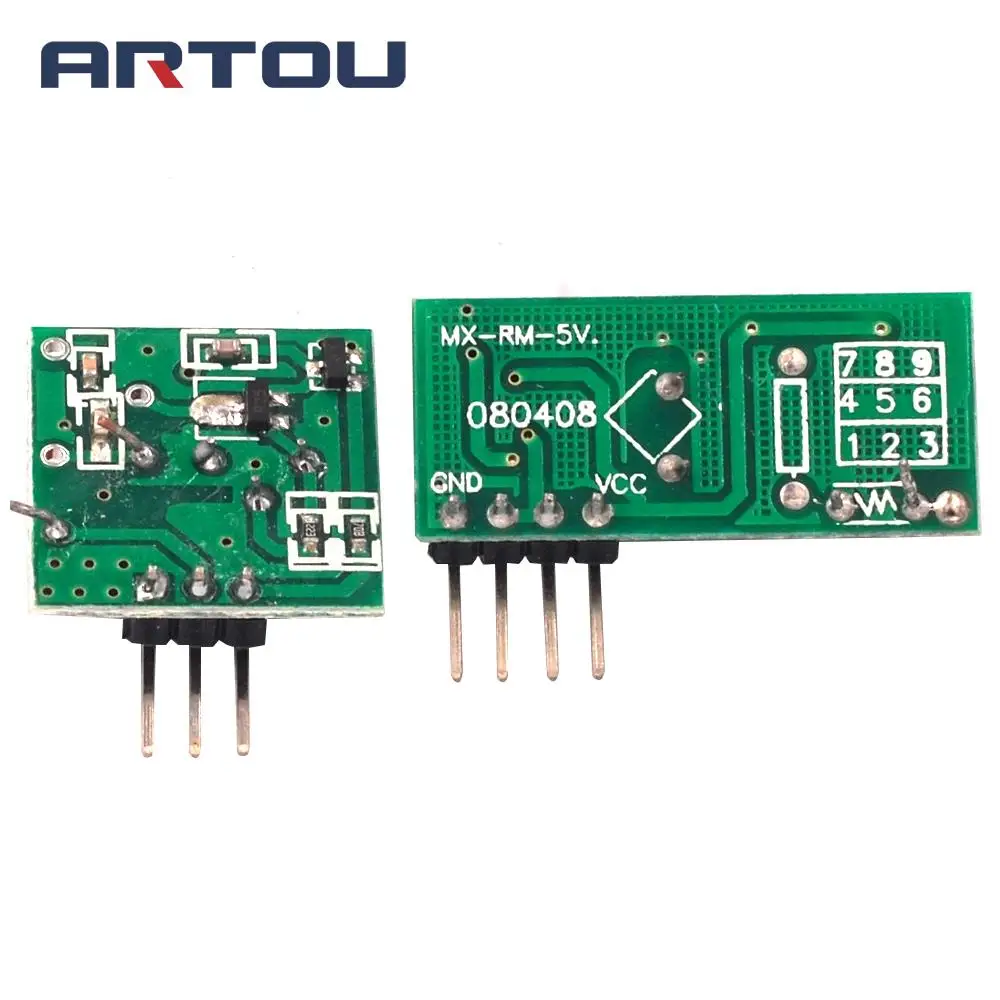 2 пары в наборе (4 шт.) 433 мгц радиочастотный передатчик и приемник модуль комплект