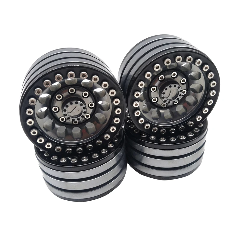 4 шт. сплав Рок Гусеничный обод обода 1 9 дюймов для гонки по оси SCX10 TRX TF2 джип