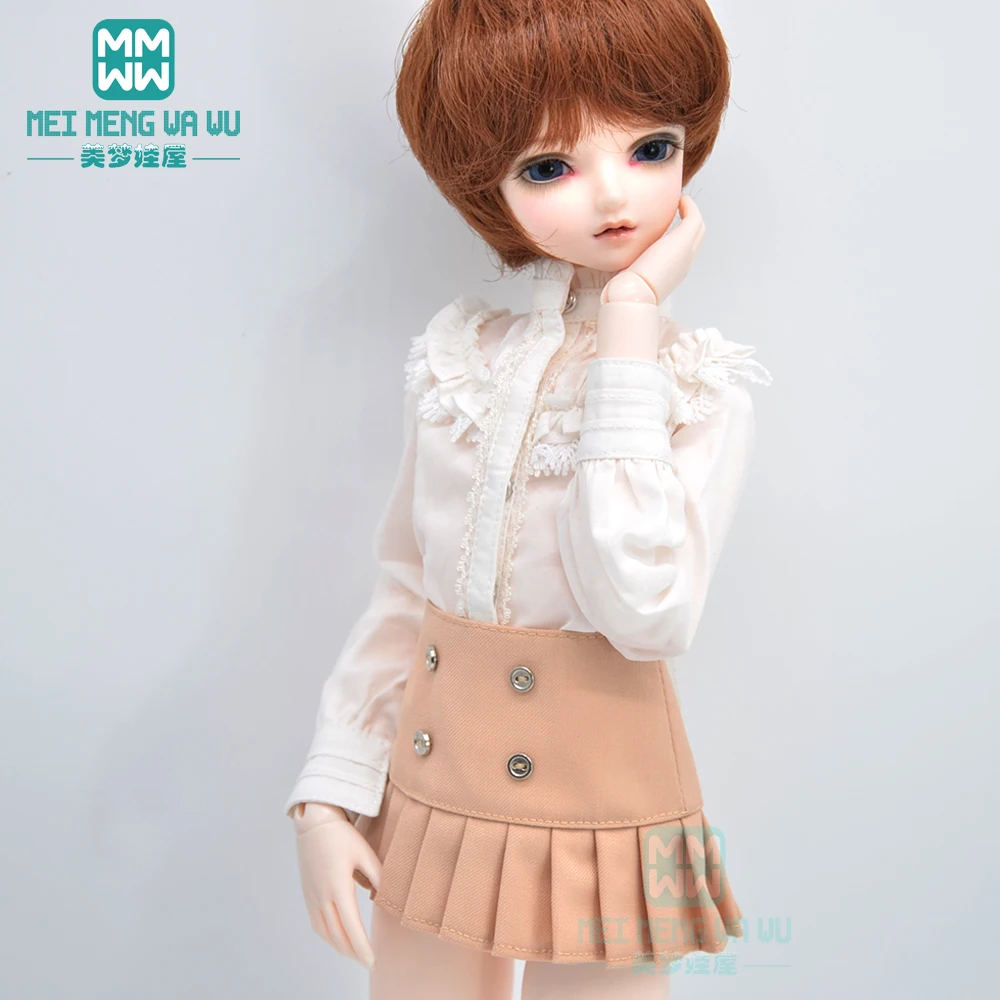 Кукла BJD 40 45 см 1/4 MSD модная плиссированная юбка в британском стиле серый черный