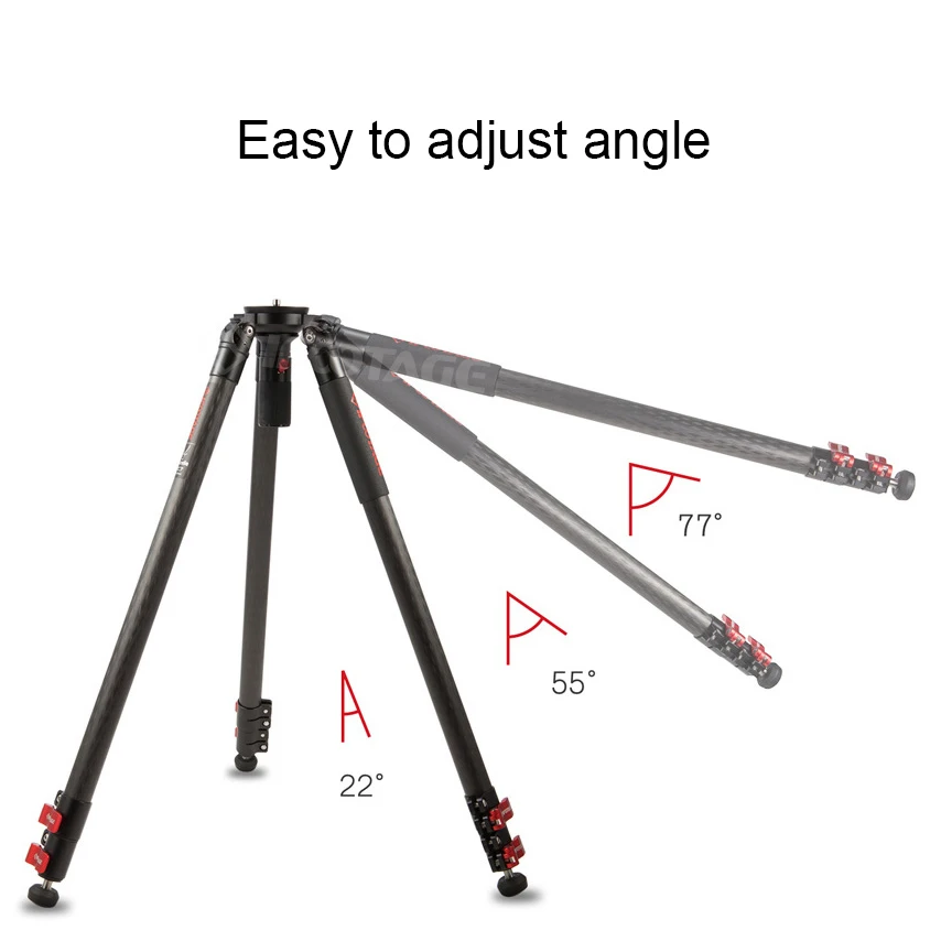 Штатив для видеокамеры из углеродного волокна 9 кг | Электроника