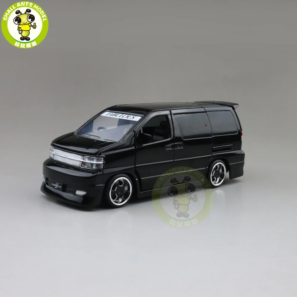 1/32 JACKIEKIM ELGRAND литая модель автомобиля игрушки для детей звуковое освещение