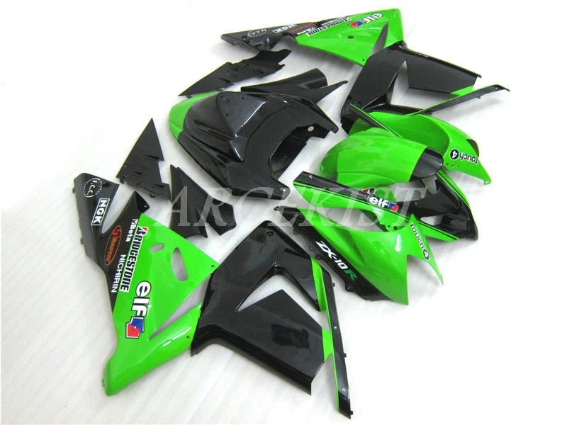 

Высокое качество нового ABS JP мотоцикл весь обтекатели комплект для kawasaki Ninja ZX-10R ZX10R 2004 2005 04 05 средства ухода за кожей комплект с бюстгальтером...