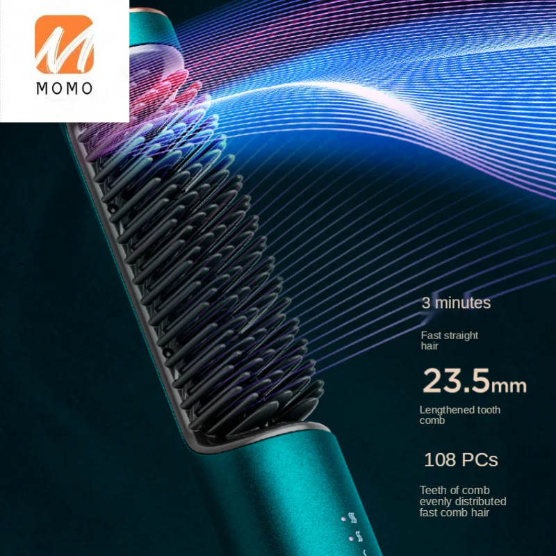 

Straight Comb Plywood Straight Hair Curls Dual-Use Hair Curler Fans Small Non-Hurt Hair Anion Artifact Female