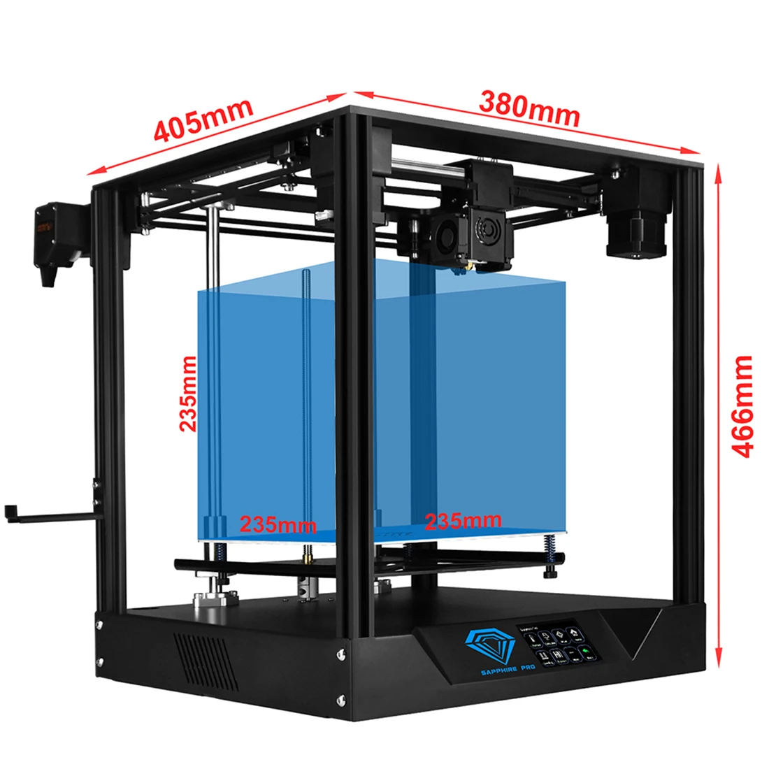 

Two Trees Sapphire-Pro1 3D Printer with 235 x 235 x 235mm Printing Size Office Electronics 2020 New Arrival - US/EU Plug