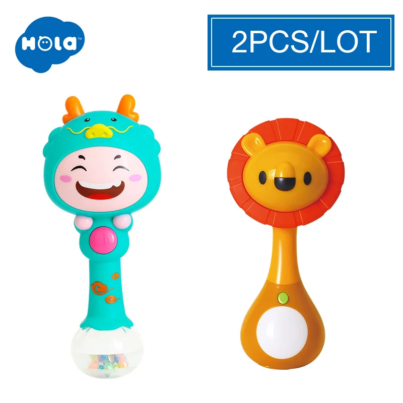CAMEL HOLA 3101, Детский шейкер, песок, молоток, игрушка, динамический ритм, палочка, детские погремушки, детские музыкальные, вечерние, музыкальные инструменты, игрушки - Цвет: CAMEL