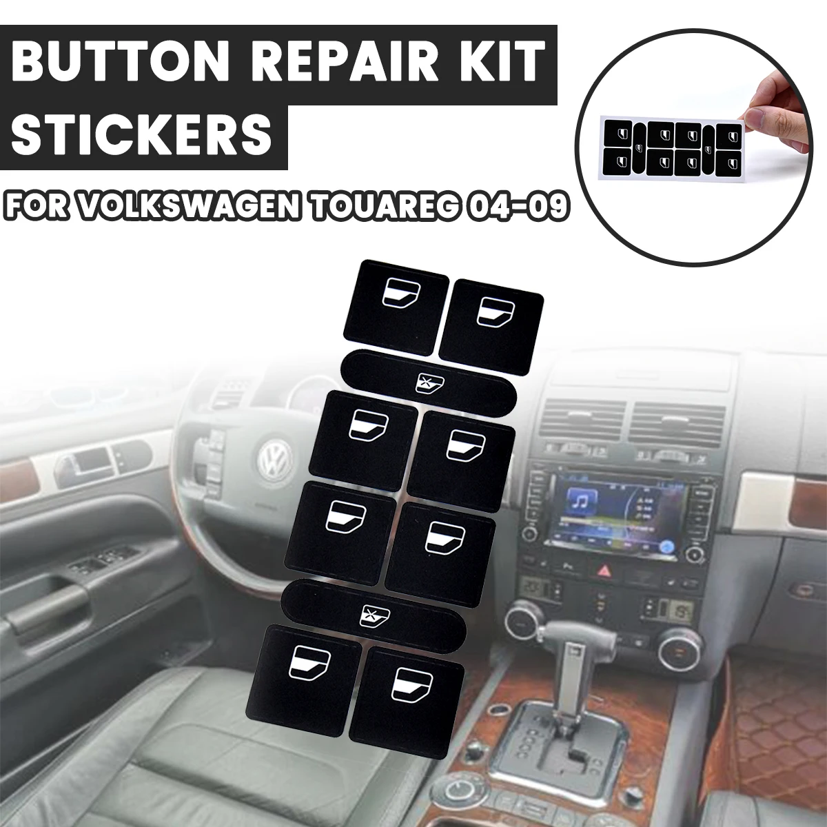 1 шт. наклейки для ремонта автомобильного стекла переключатель переключения