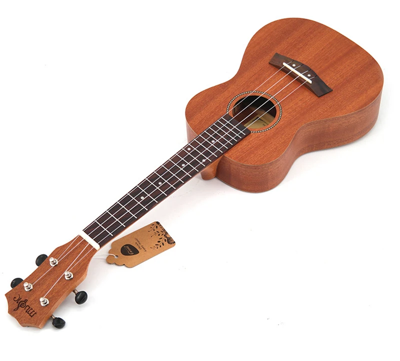 23 &quotКонцерт Гавайская гитара Мини 4 струны из Сапеле тела Fishbone узор