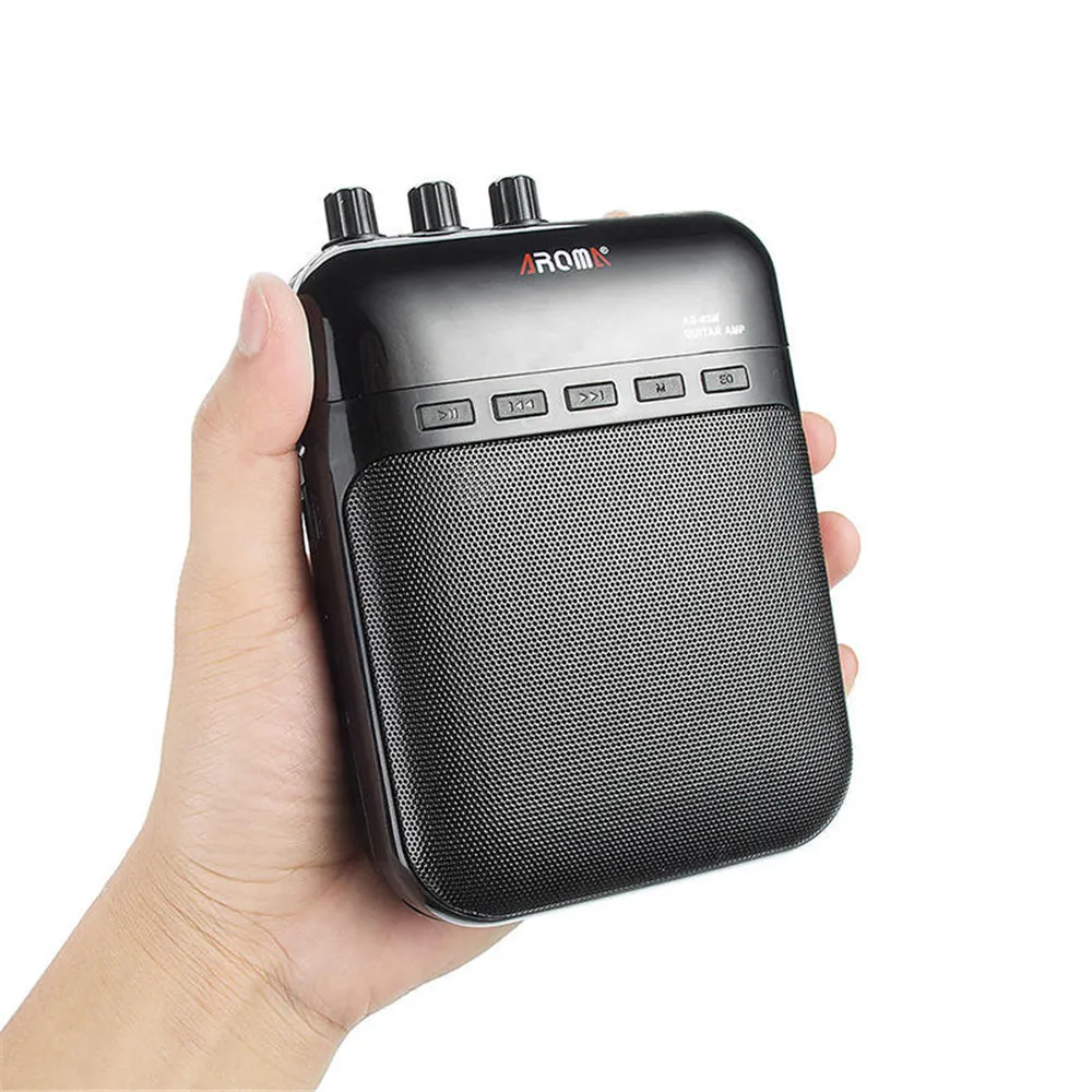 Портативный Электрогитара Бас усилитель Многофункциональный рекордер