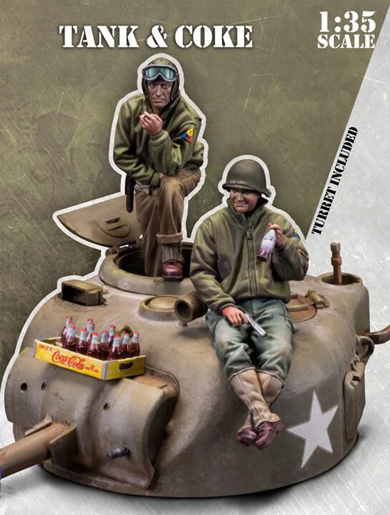 Новый несобранный 1/35 старинный воин sit включая револьверную фигуру модель