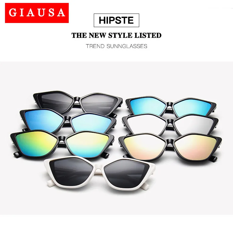 Женские солнцезащитные очки кошачий глаз Ретро стиль UV400|Женские очки| |