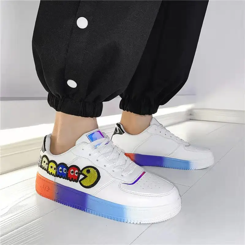 

New Arrival 2020 Men Vulcanize Shoes Fashion Male Sneakers High Quality Vulcanized Shoes White Sneakers Men Soft Flat Men Shoes