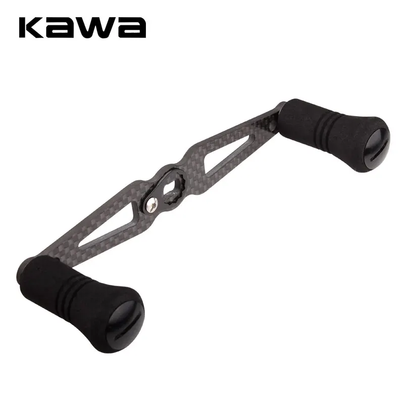 KAWA Fishing Reel Carbon Handle Reel Length 120mm Hole Size 7x4 and 8X5mm Suit  Daiw Shiman Fishing Rocker Accessory