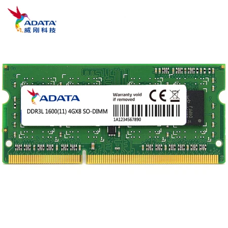 

Оперативная память для ноутбука ADATA DDR3L, 4/8/1600 МГц