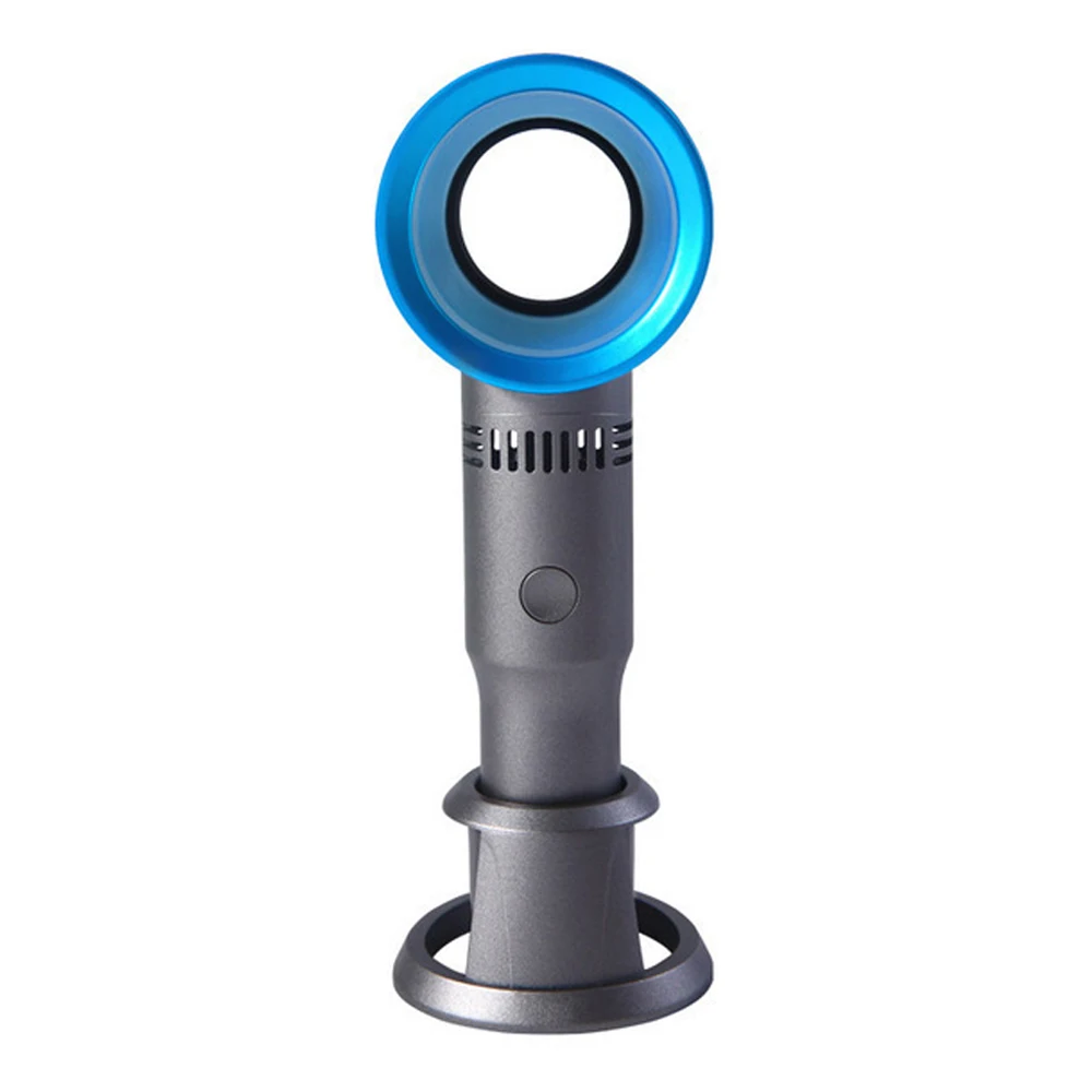 Silk Blue Мини вентилятор портативный вентилятор USB с тремя шестернями перезаряжаемый портативный вентилятор кондиционер для наружного использования - Цвет: Silk Blue