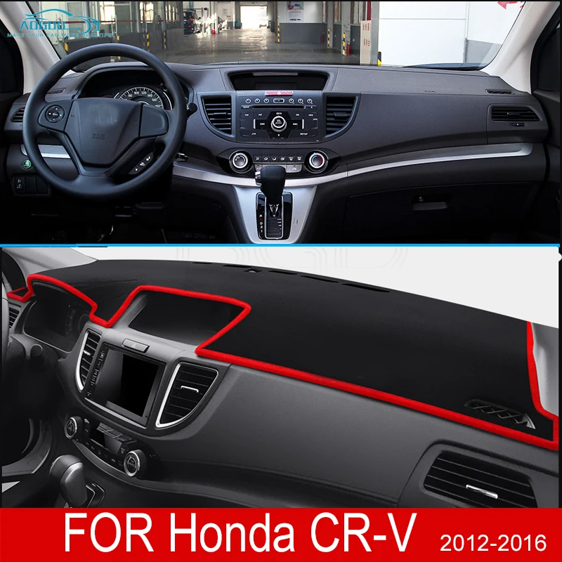 Anti-Slip Mat Dashboard Cover Sunshade Dashmat Carpet Accessories For Honda CR-V Crv RM1 RM3 RM4 2012 2013 2014 2015 2016