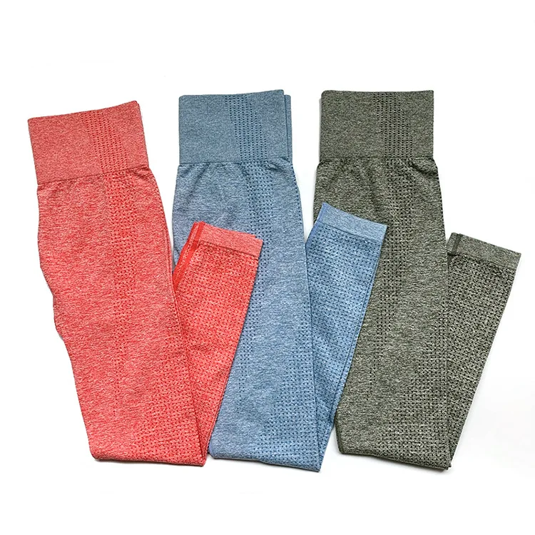 Комплект для йоги из 2 предметов бесшовные леггинсы Vital спортивный + короткий топ