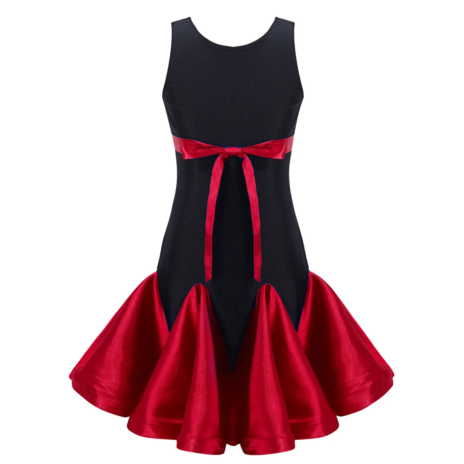 Платье для девочек профессиональных латинских танцев бальных сальсы детская