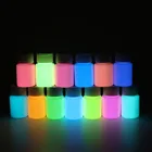 Блестящая светящаяся краска, водостойкая долговечная флуоресцентная жидкость, светящаяся пудра, пигмент на водной основе, сделай сам, светящиеся инструменты для ногтей