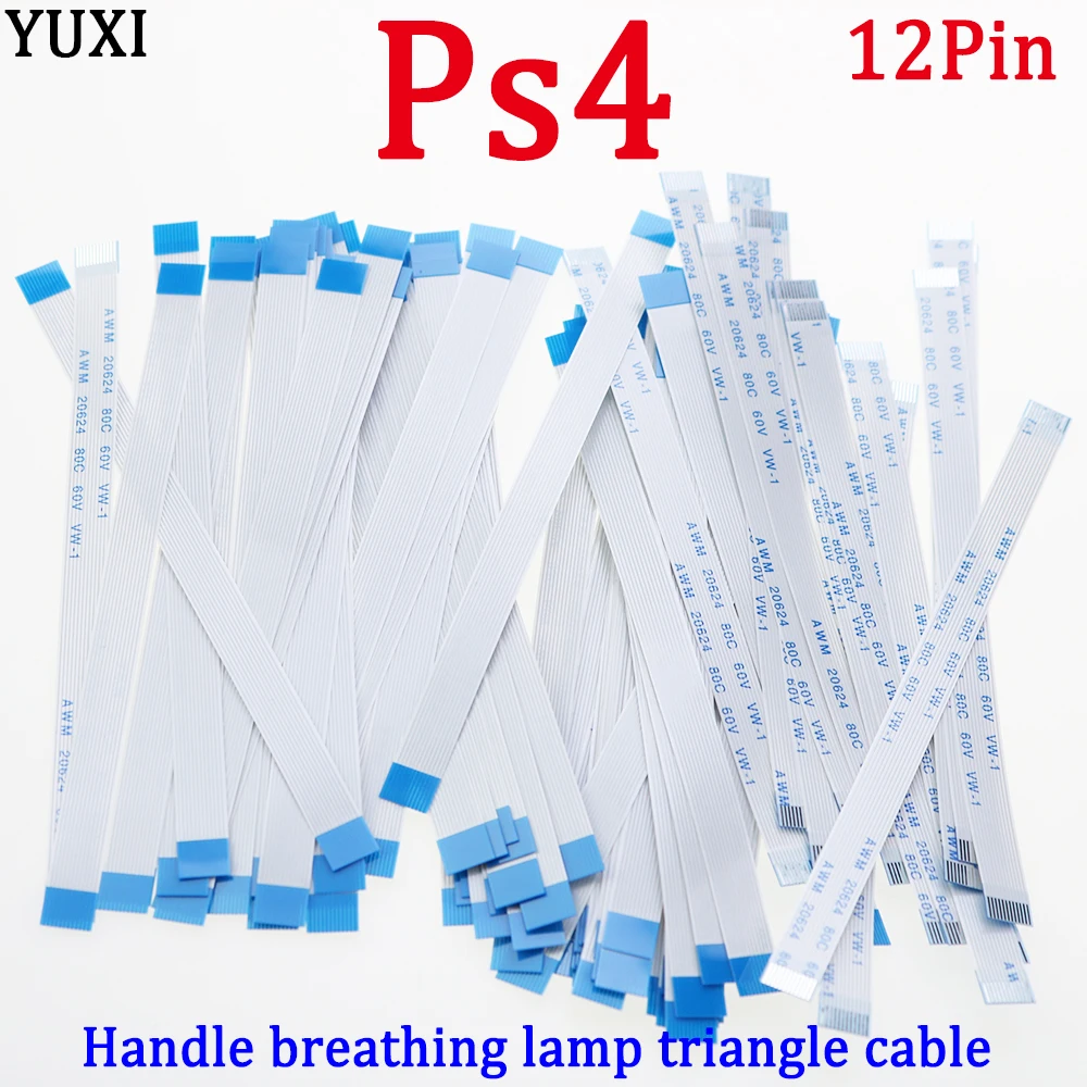 

YUXI 50 PCs for PS4 for PS4 controller for 4 charging board for 12 pin flexible line cable replacement