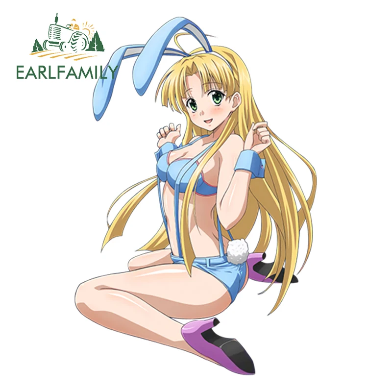 EARLFAMILY 13 см Стайлинг автомобиля супер сексуальная девушка старшая школа DxD Азия