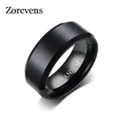Новинка 2022, мужские титановые черные обручальные кольца TOBILO, обручальное мужское кольцо 8 мм, мужские кольца, ювелирные изделия