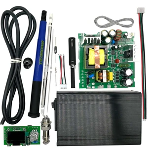 Цифровая паяльная станция QUICKO STC T12 OLED, наборы для самостоятельной сборки, регулятор температуры, новая версия с вибровыключателем 9501