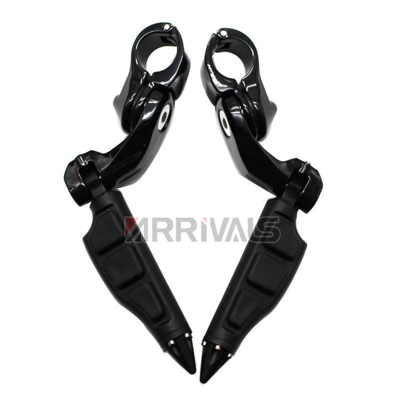 Motorcycle Footrest Short Angled Adjustable Highway Footpeg Mount Kit For Harley Honda Suzuki Kawasaki | Автомобили и мотоциклы