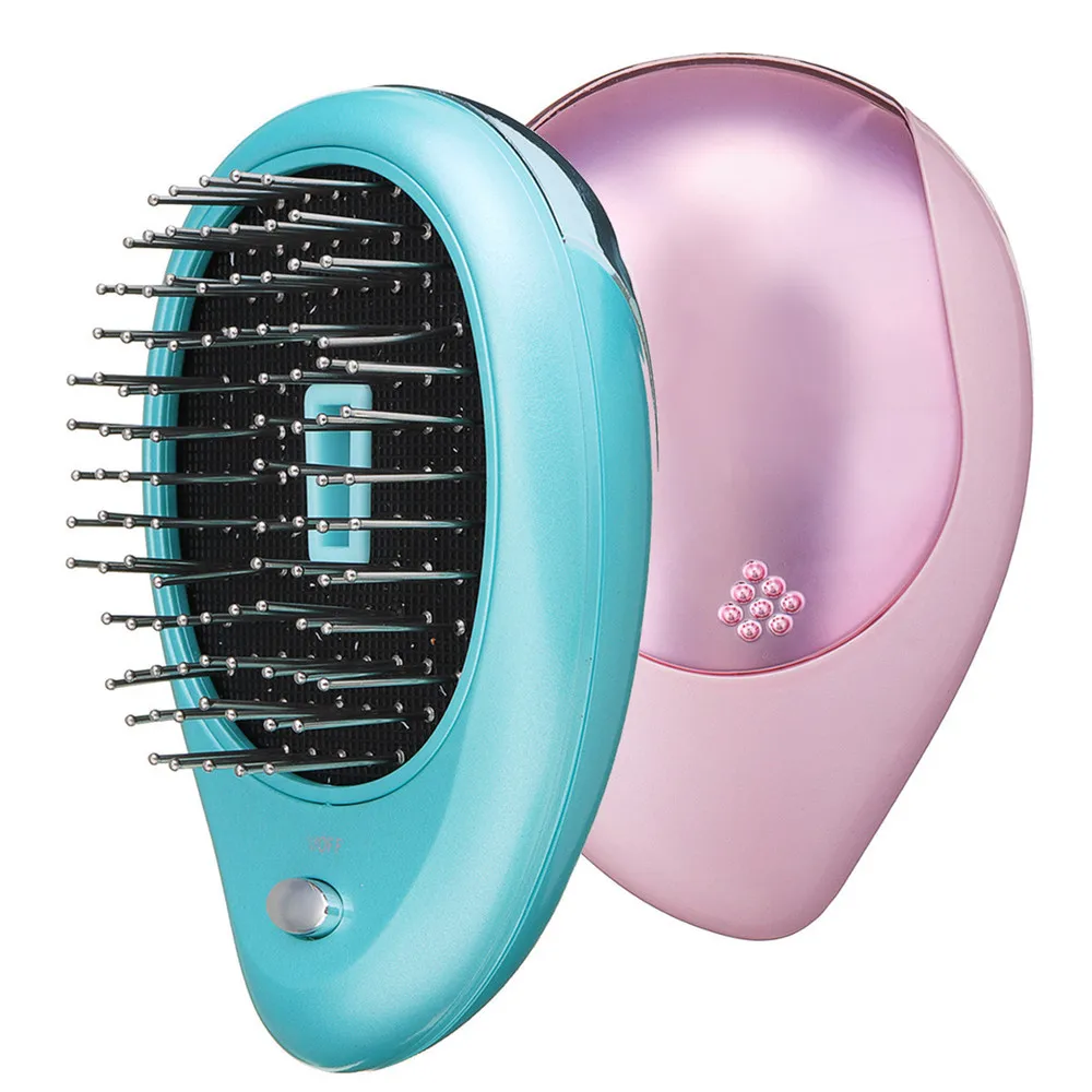 

Electric Ionic Hairbrush Portable Mini Small Hair Magic Beauty Brush Negative Ions Hair Comb New Hair Modeling Styling Tools