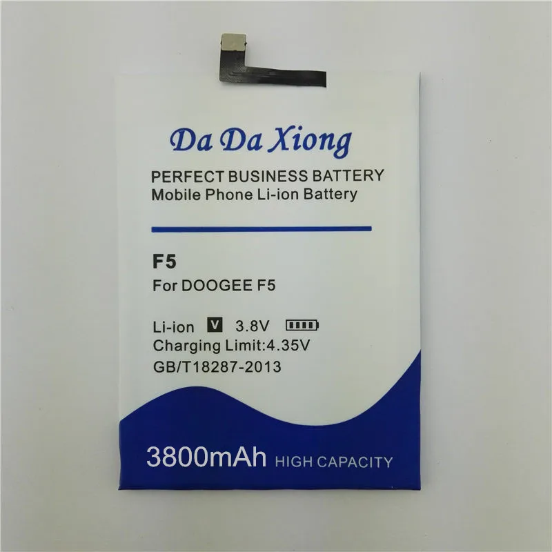For DOOGEE F5 Battery 3800mAh New High Quality Batterie Bateria Accumulator |