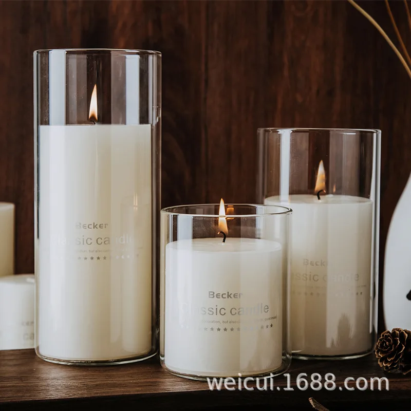 Классические стеклянные подсвечники в скандинавском стиле простое искусство