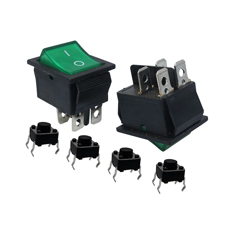 5 шт. переключатель питания 2 бит/3 Бит 4 контакта 6 контактов электрическое