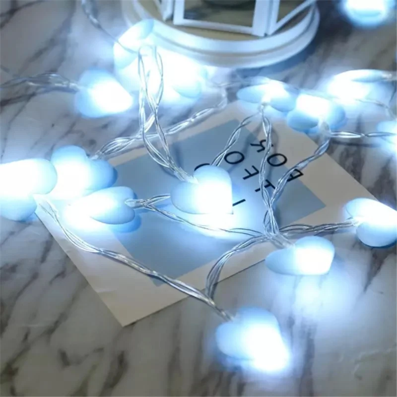 

Garland Led Light 1M/3M Cotton Love String Lights Battery-operated Garland Fairy Lights Outdoor Garland Lights Christmas Lights