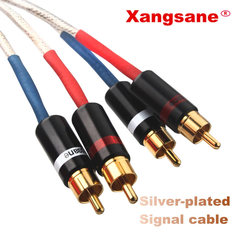 Кабель xangжаренный HiFi PTFE с зашифрованным серебряным покрытием экранированный