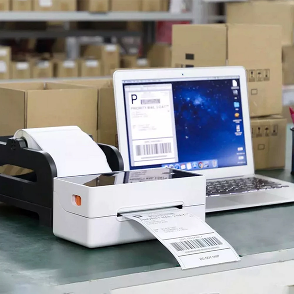 

Labeling Machine Barcode Sticker Waybill Label Thermal Printer USB Bluetooth Wireless Express Printing Fast Machine