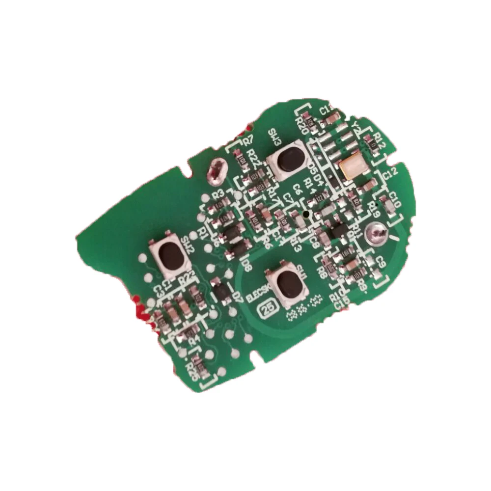 

RIOOAK OEM Genuine Ford Remote Car Key Blue 3 Button 433MHz 4D63 Chip for Ford Transit WM VM 2006-2014 P/N: 6C1T15K601AG FO21