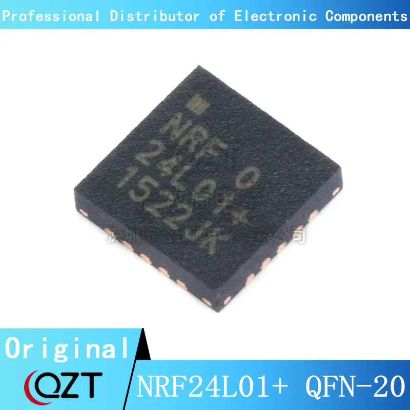 10 шт./лот NRF24L01 + QFN 24L01 NRF24L01P QFN-20 chip New spot | Электронные компоненты и принадлежности