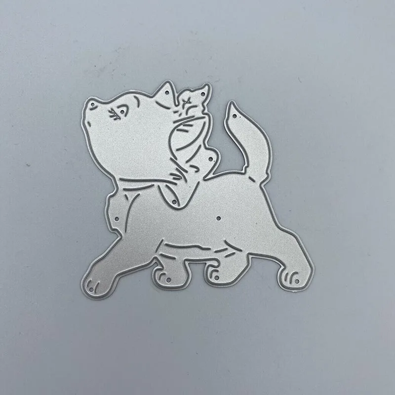 

Metal Cutting Dies Cat and dog For DIY Scrapbooking Photo Cardmaking Decor Supplies Embossing Dies Template