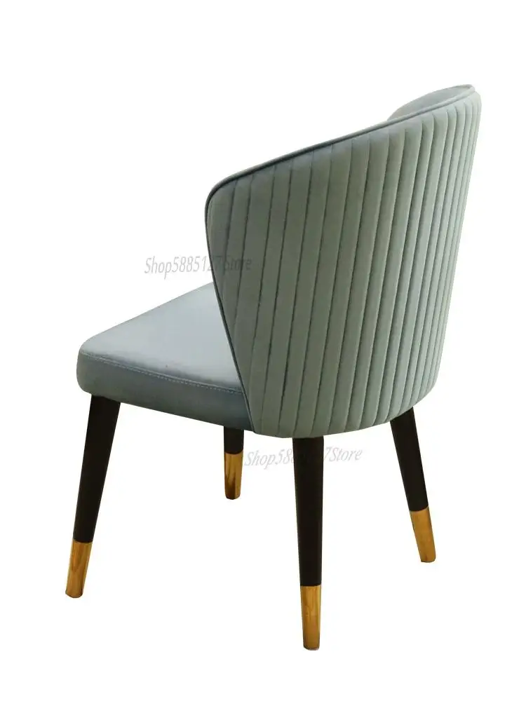 Обеденный стул современный минималистский дома из цельного дерева светильник