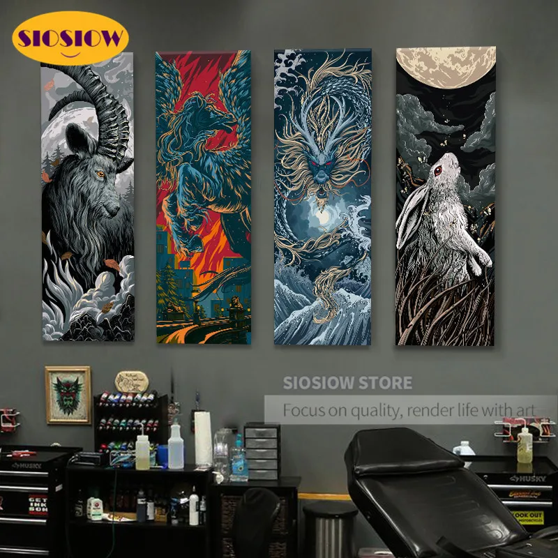 Алмазная картина 5d с полным заполнением своими руками миф животные зверь 3D