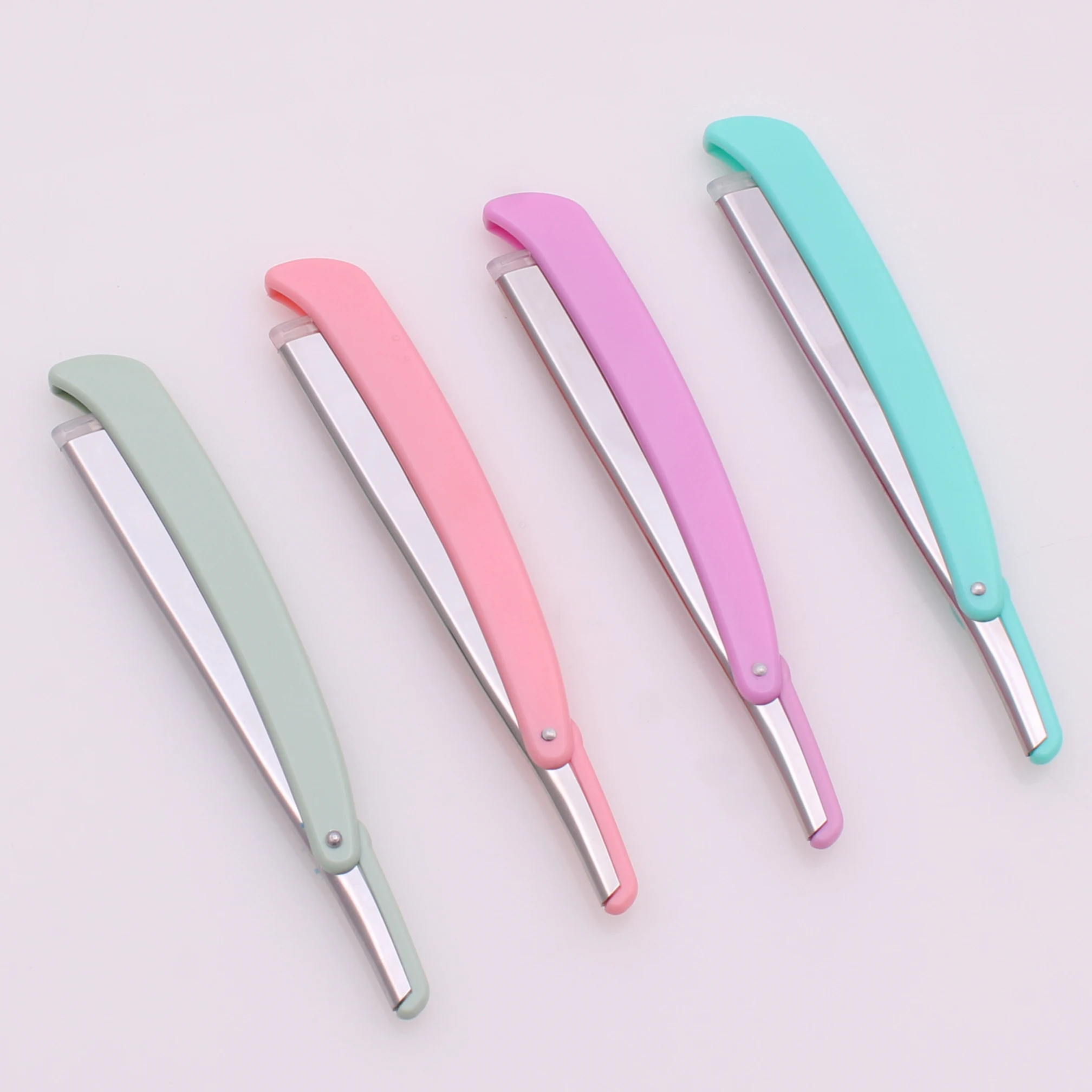 Бритвенные лезвия для парикмахера складной нож бритья ABS прямой крой держатель