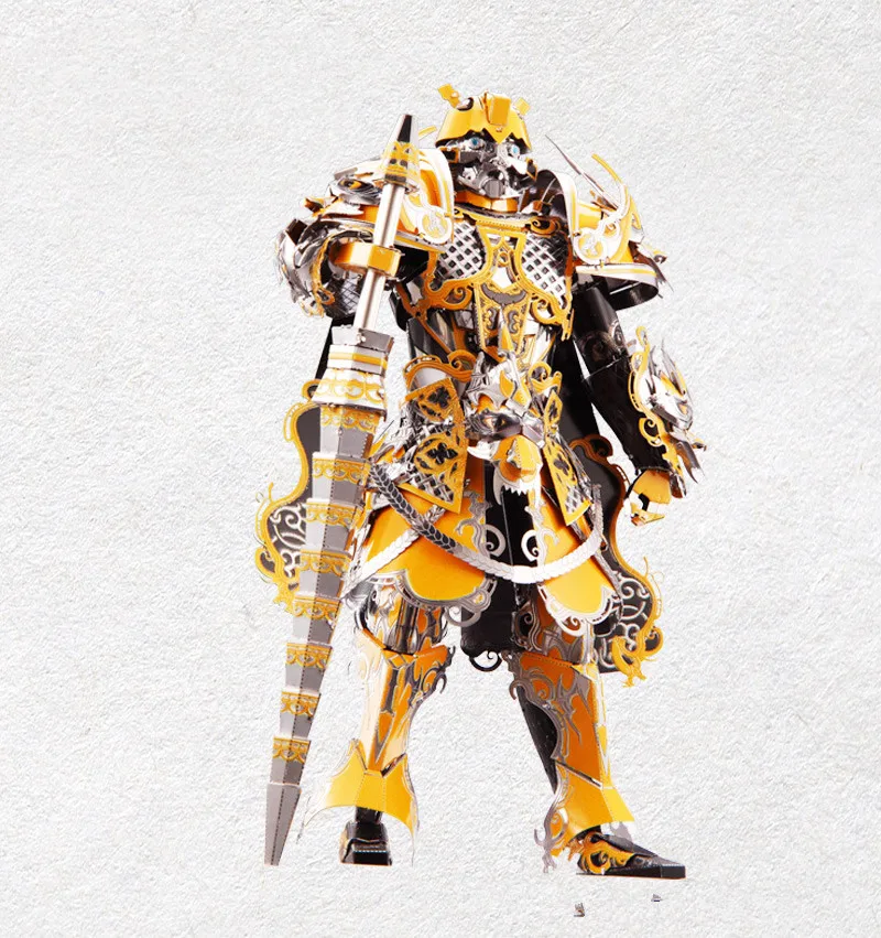 3D металлические головоломки здания Кинг Конг DIY лазерная резка собрать для