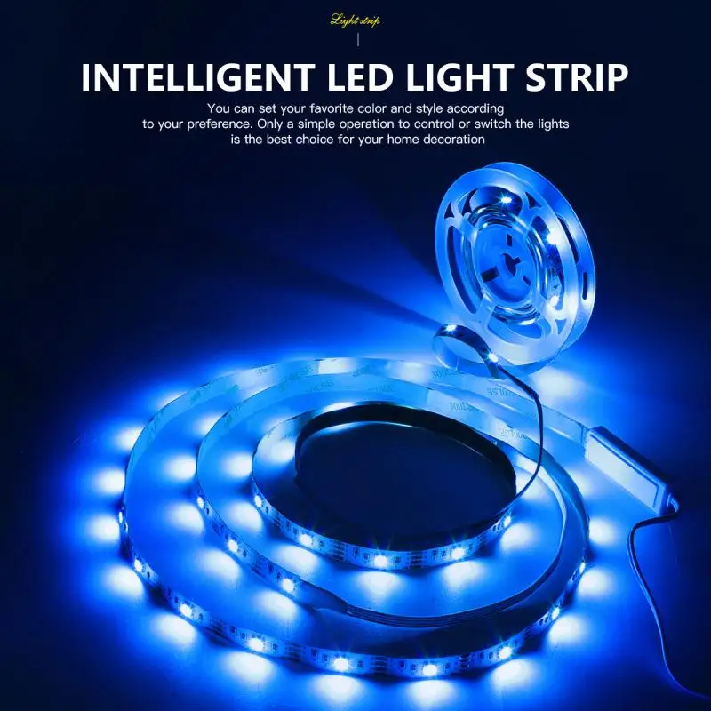 

Bluetooth LED Strip Lights 3M RGB 5050 SMD Flexible Ribbon RGB LED Light Tape Diode DC 5V App Bluetooth Control For Android/IOS