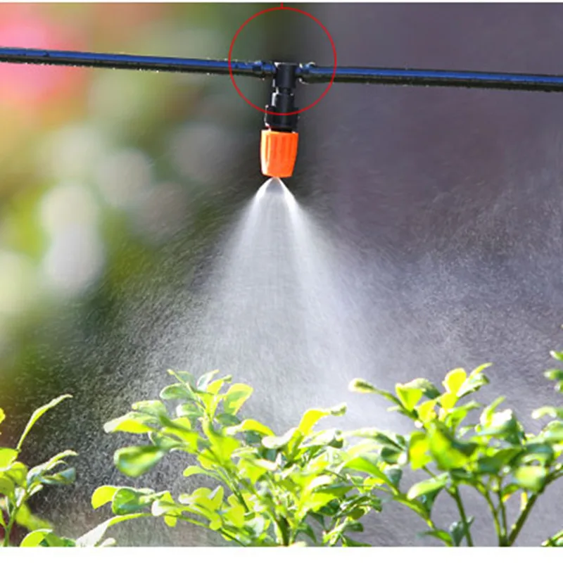 

30pcs Sprinkler Irrigation 1/4 Inch Barb Tee Water Hose Connectors Pipe Hose Fitting Joiner Drip System for 4mm/7mm Hose Garden