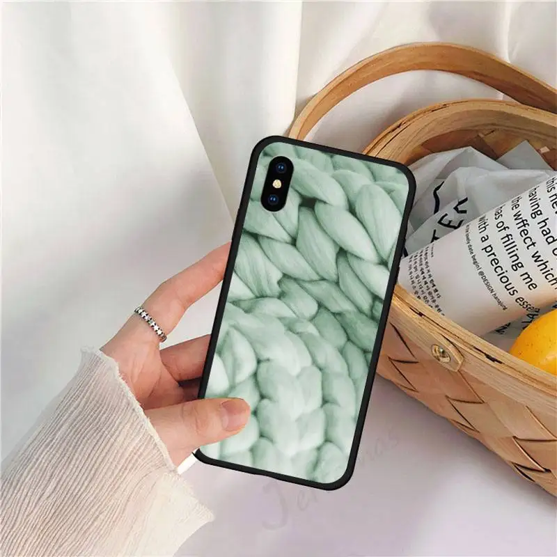 

Winter warm sweater art pattern Phone Case for iPhone 11 12 pro XS MAX 8 7 6 6S Plus X 5S SE 2020 XR