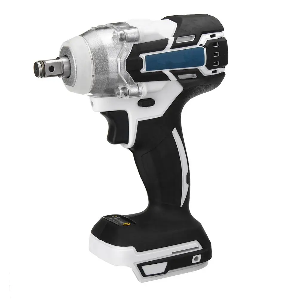 

1280W Brushless Electric Hammer Cordless Drill 19800mAH 240-520NM Adjustable 0~3600 RPM 240-520NM Torque No Charger&battery 30FP